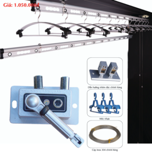 Giàn phơi thông minh gắn trần MGR116