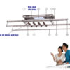 Giàn phơi điều khiển tự động S650